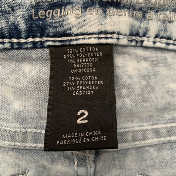 Mossimo Mid Rise Denim Legging Size 2 - Picture 4 of 8